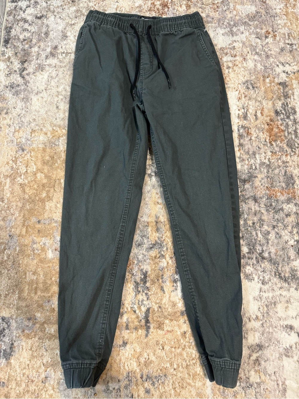 Bluenotes Men's Olive Drawstring Joggers